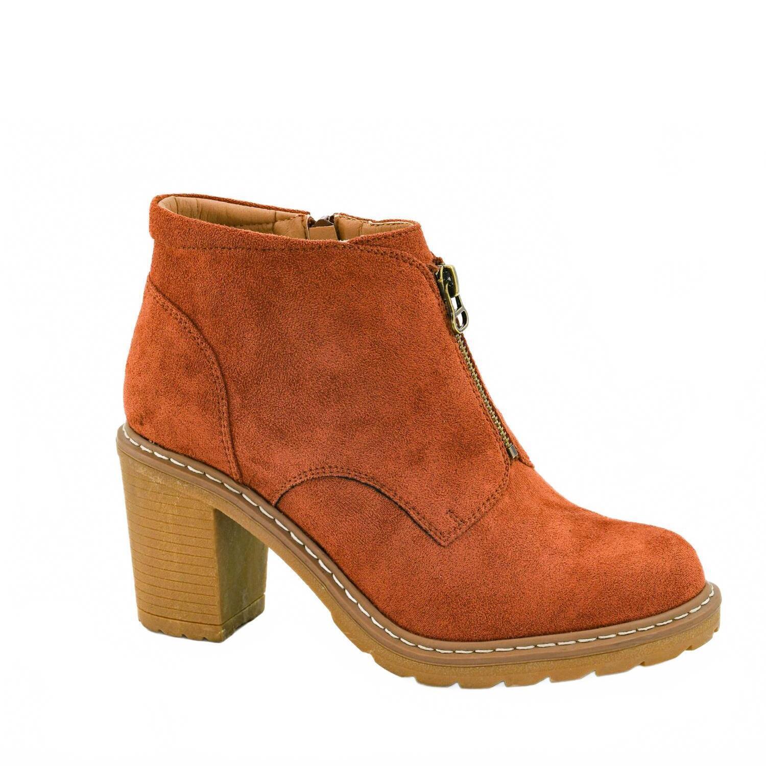 New Corkys Footwear Women's Graham Cracker Faux Suede Boot In Rust